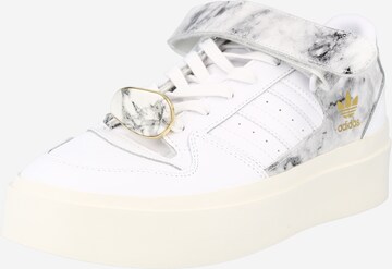 Baskets basses 'Forum Bonega' ADIDAS ORIGINALS en blanc : devant