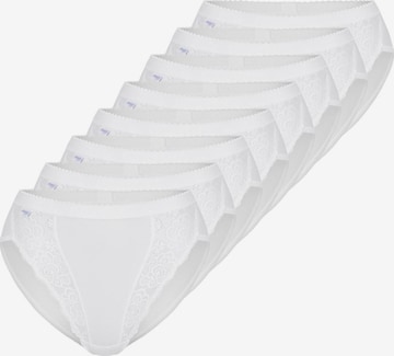 SLOGGI Slip 'Chic' in Wit: voorkant