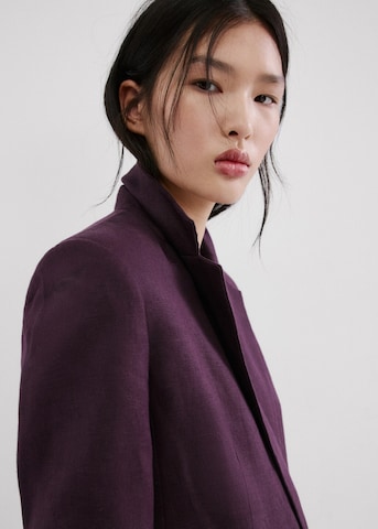 MANGO Blazer 'TEMPOLI' in Purple