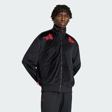 ADIDAS PERFORMANCE Trainingsjack 'Arsenal FC Places+Faces' in Zwart: voorkant