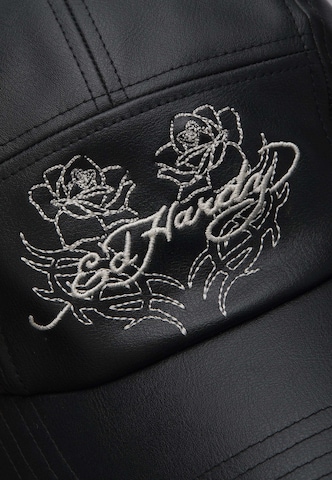Ed Hardy Mütze 'Rose Aviation' in Schwarz