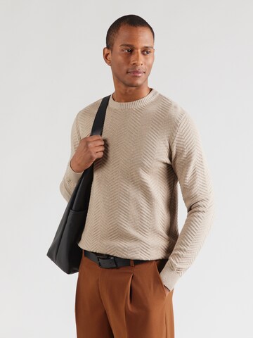 Pull-over 'Carlo' Kronstadt en beige : devant