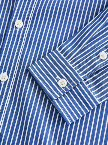 Next Regular fit Button Up Shirt in Blue