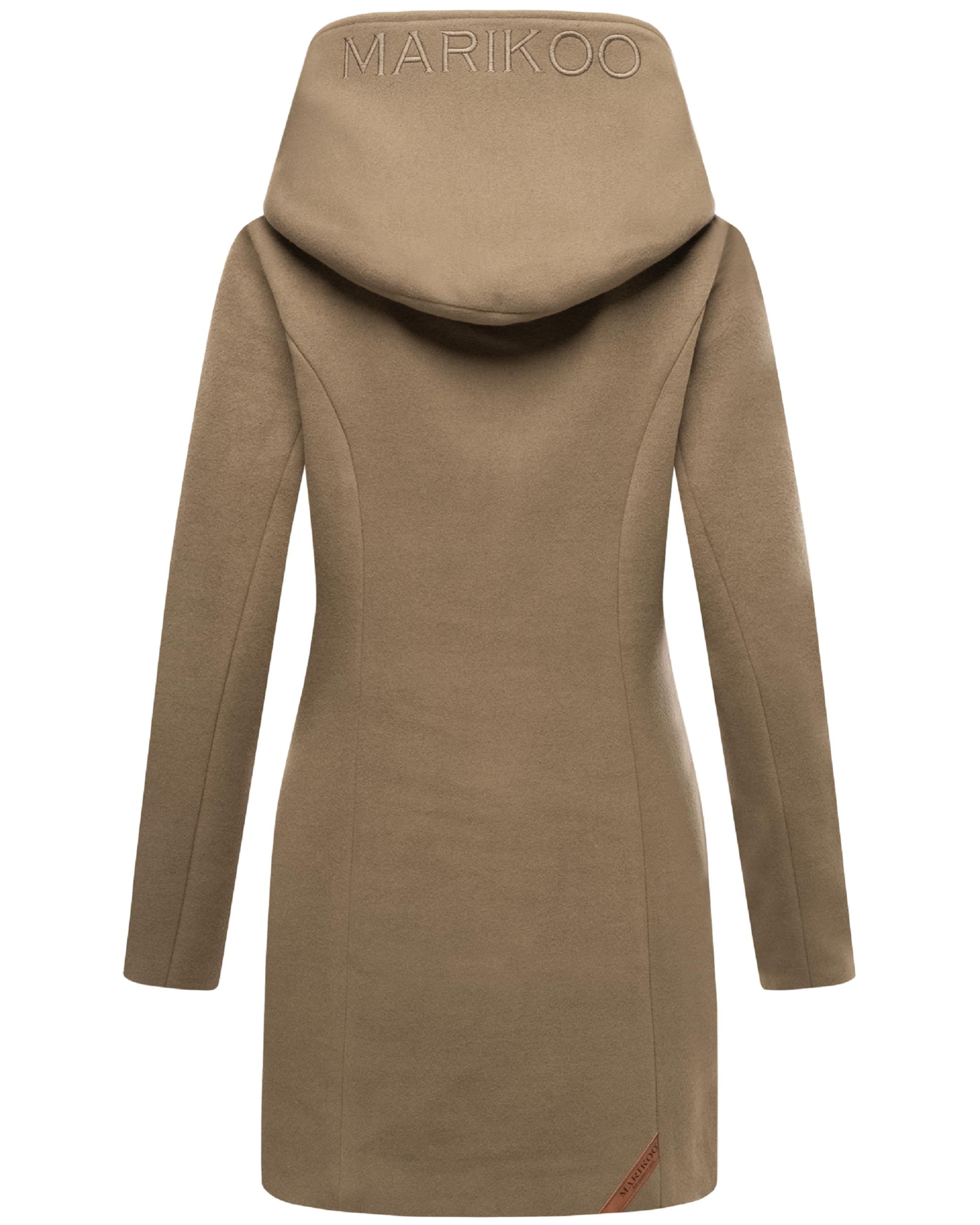MARIKOO Ανοιξιάτικο και φθινοπωρινό παλτό 'Maikoo' σε καφέ