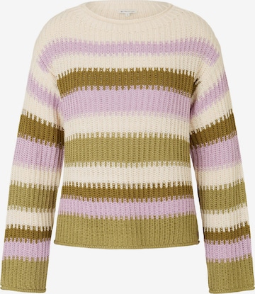 TOM TAILOR Sweater in Beige: front