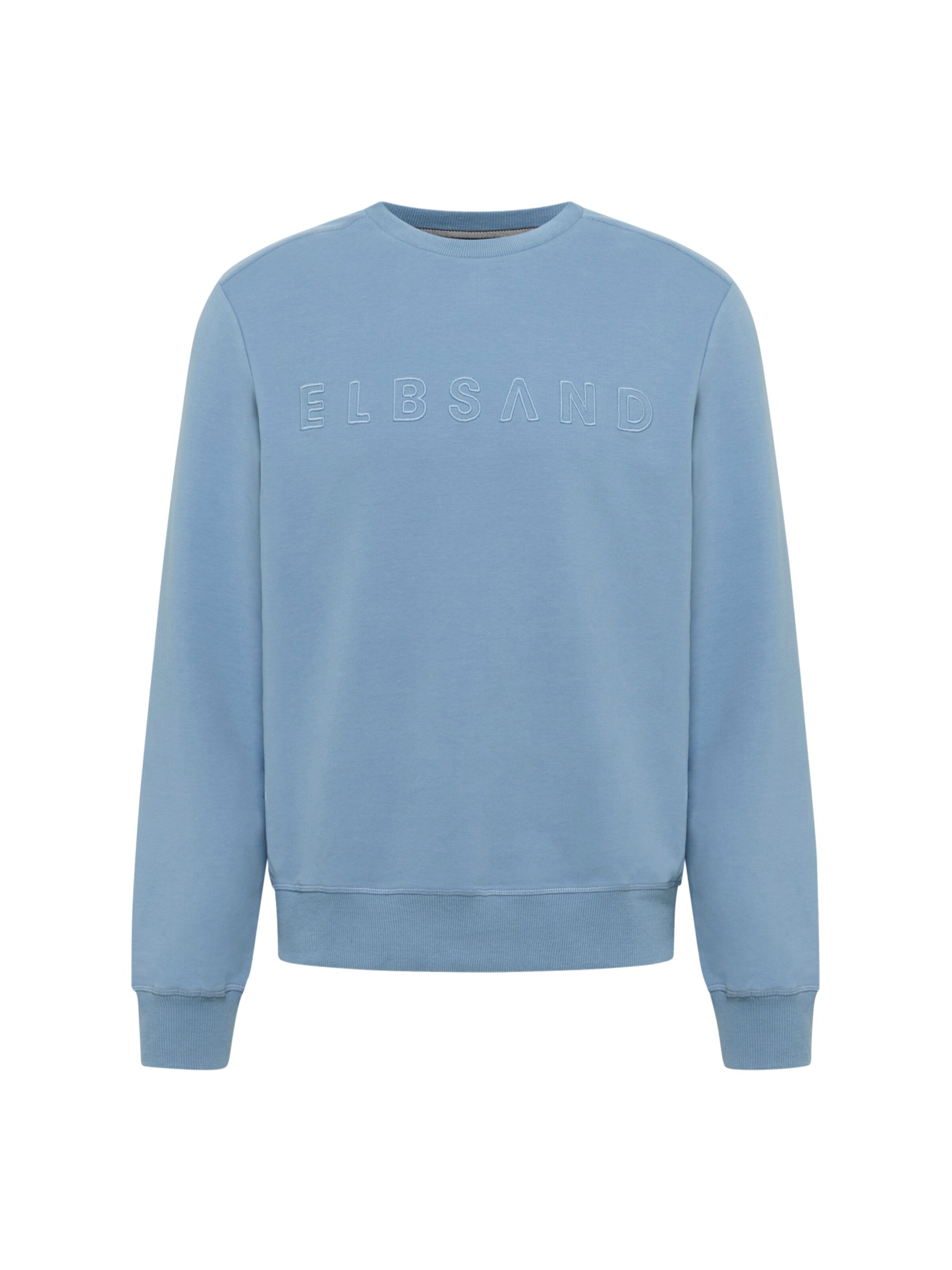 Elbsand Sweatshirt in taubenblau, Produktansicht