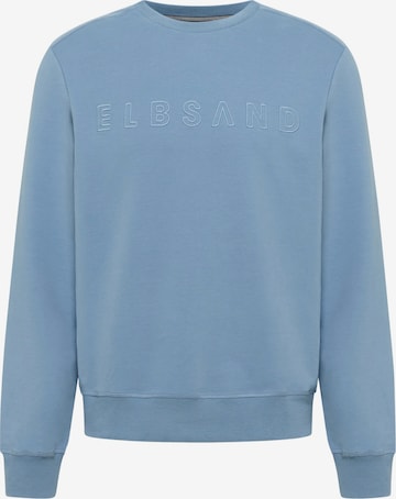 Elbsand Sweatshirt in Blau: Vorderseite