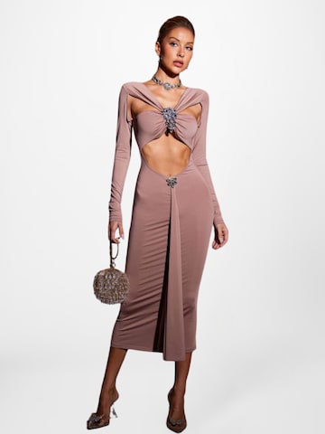 Mew Mews Dress 'Kaison' in Brown: front
