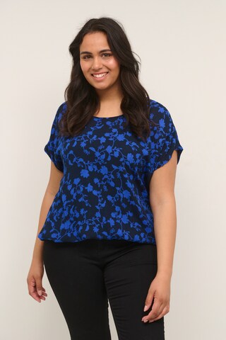 KAFFE CURVE Blouse 'Lokana' in Blauw