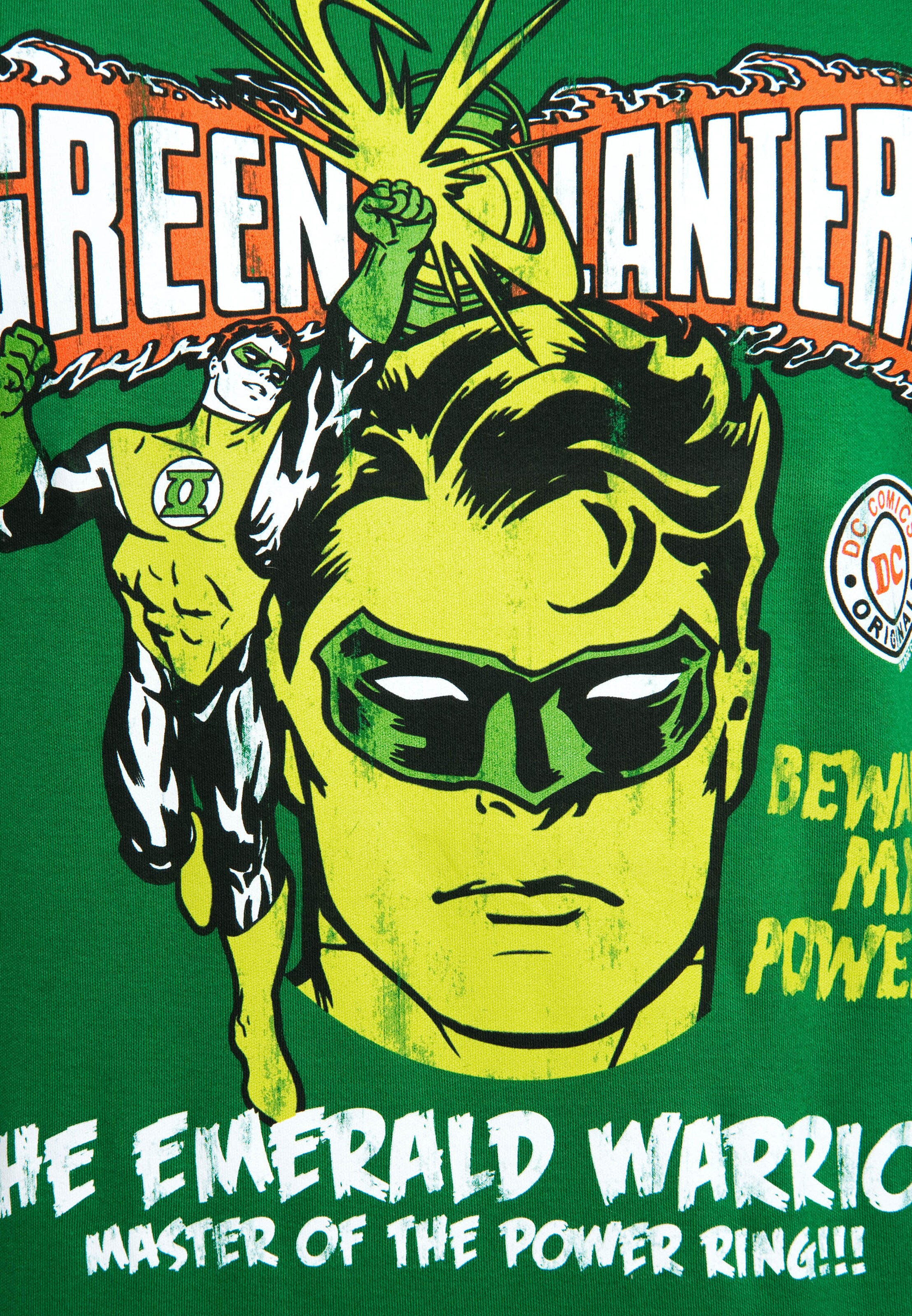 LOGOSHIRT Shirt 'Green Lantern Power' in Green