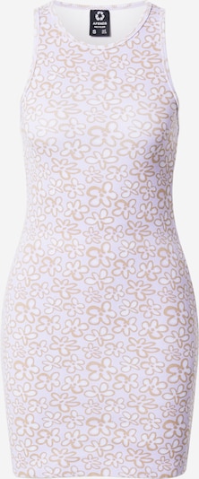Afends Dress 'Digital Daisy' in Light brown / Pastel purple / White, Item view