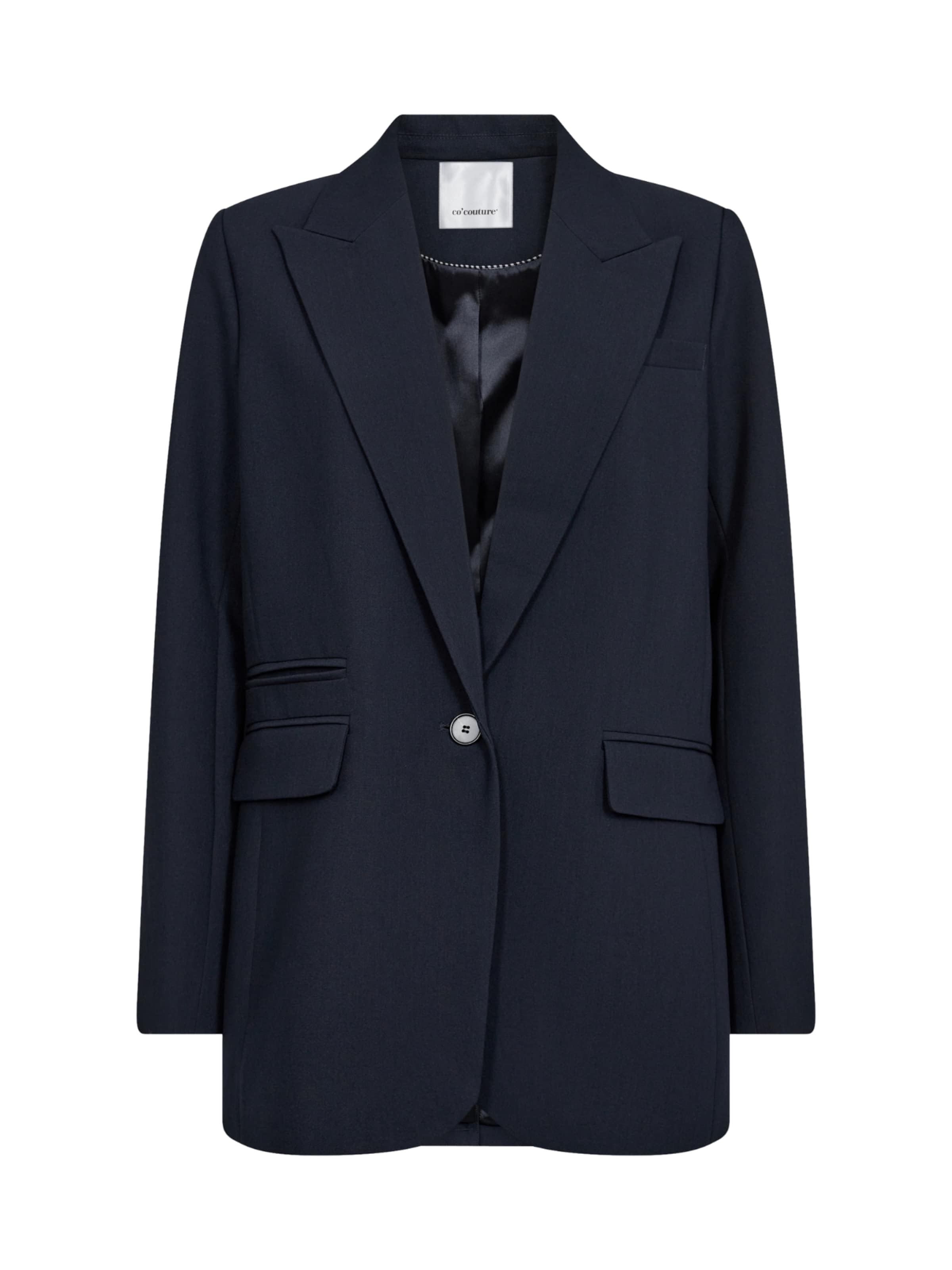 co'couture Bleiseri 'Vola' värissä sininen: etupuoli