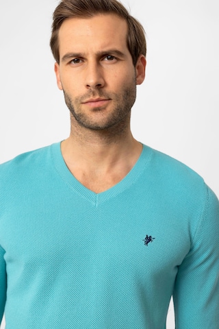 DENIM CULTURE Sweater 'Romario' in Blue
