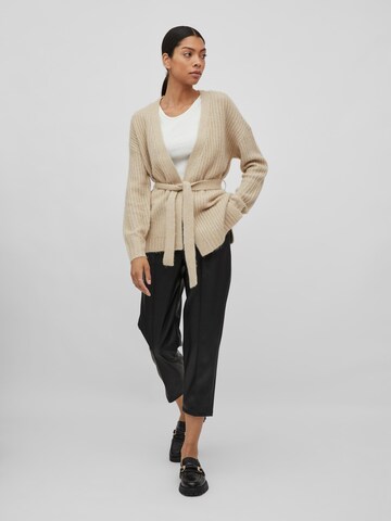 VILA Strickjacke 'Felo' in Beige