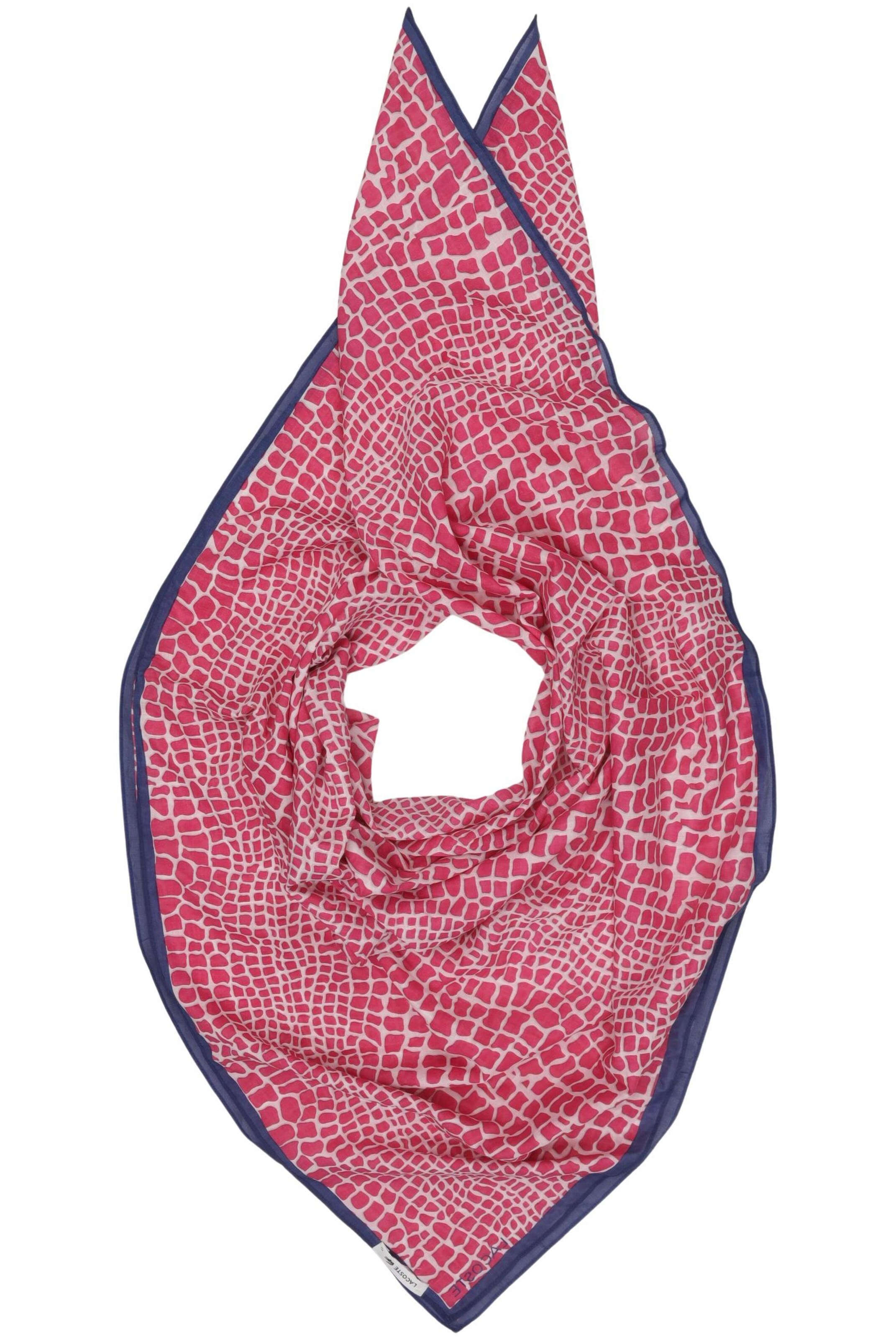 LACOSTE Scarf & Wrap in One size in Pink: front