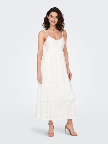 Robe d’été 'Ellen' ONLY en blanc : devant