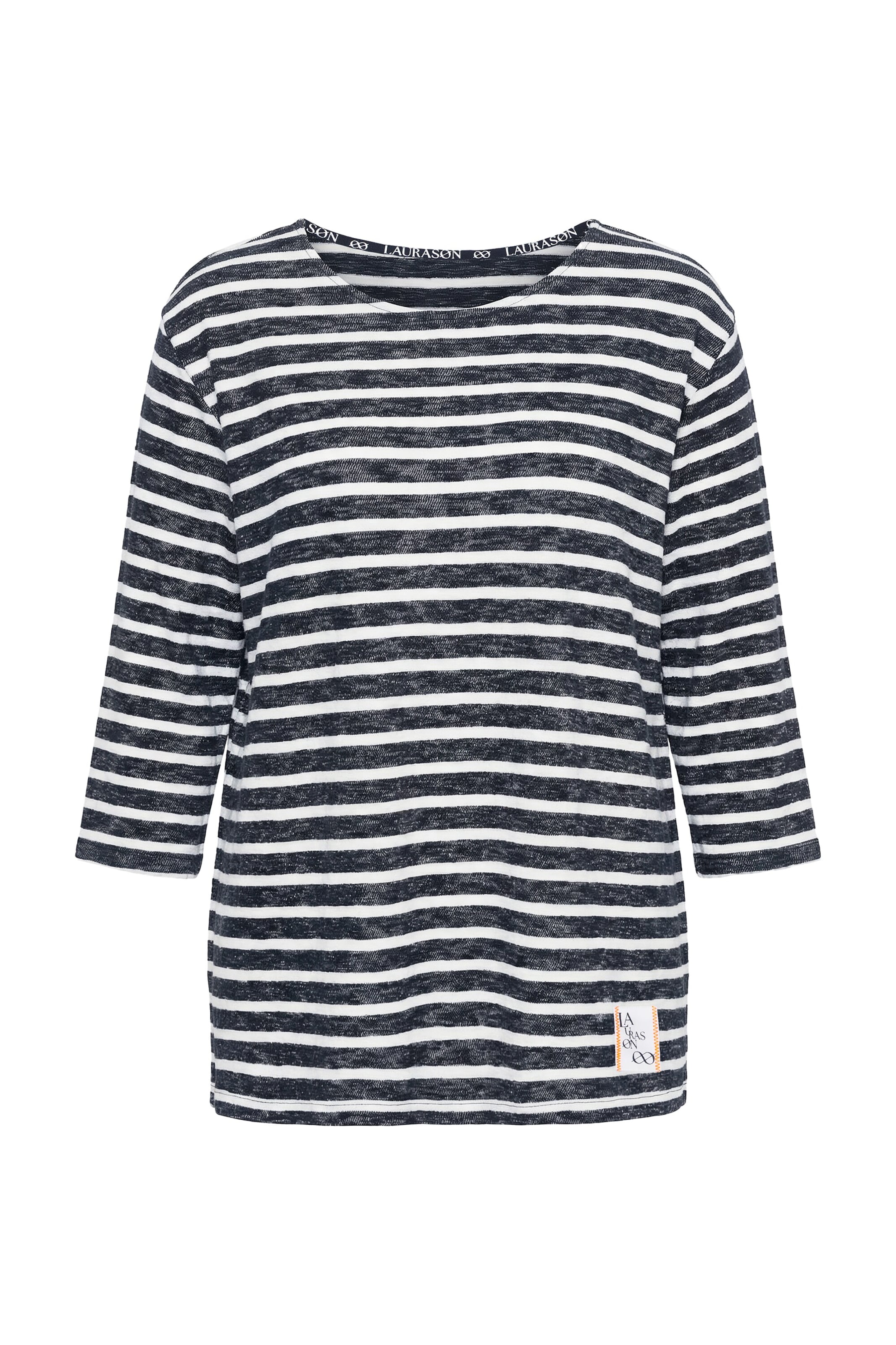 LAURASØN Sweatshirt in Zwart: voorkant