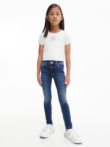 Calvin Klein Jeans - Camiseta en beige