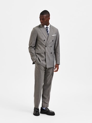 SELECTED HOMME Slim Fit Sakko 'Daxlogan' in Grau