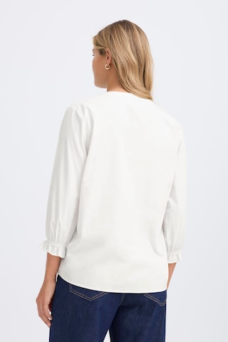 Fransa Blouse in White