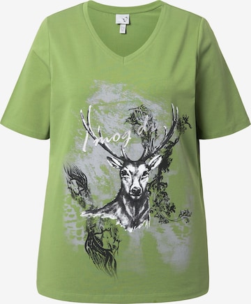 Ulla Popken Shirt in Green: front