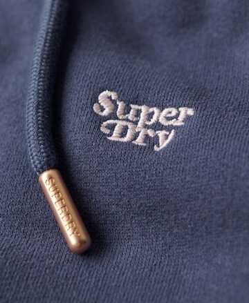 Superdry Sweat jacket in Blue