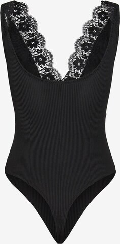 PIECES - Body camiseta 'NOAMI' en negro