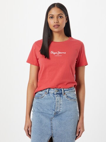 Pepe Jeans T-shirt 'WENDY' i orange: framsida