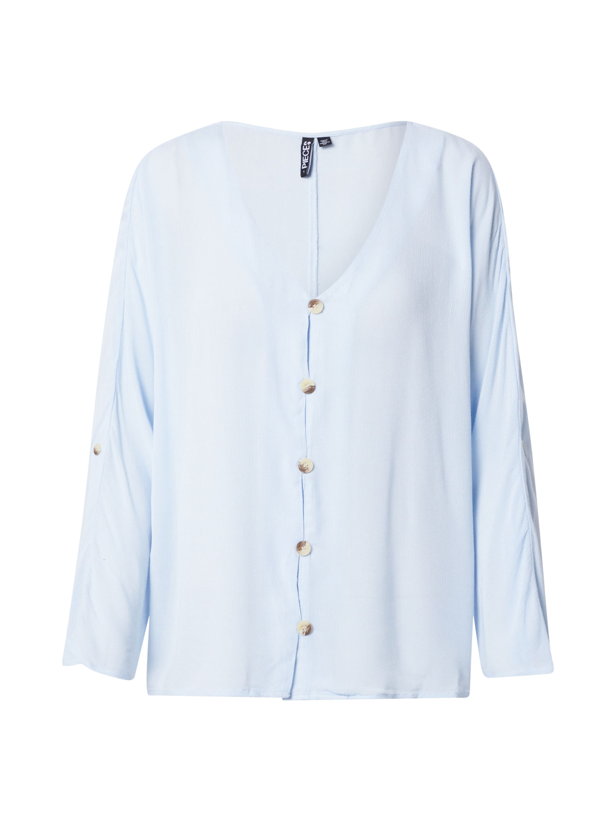 PIECES Blúz - kék: elől