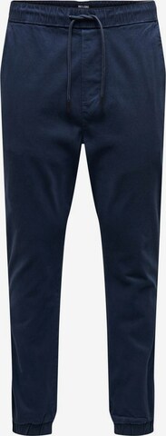Only & Sons Regular Pants in Blue: front