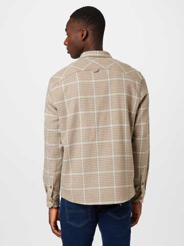 DRYKORN Regular fit Button Up Shirt 'SELED' in Beige