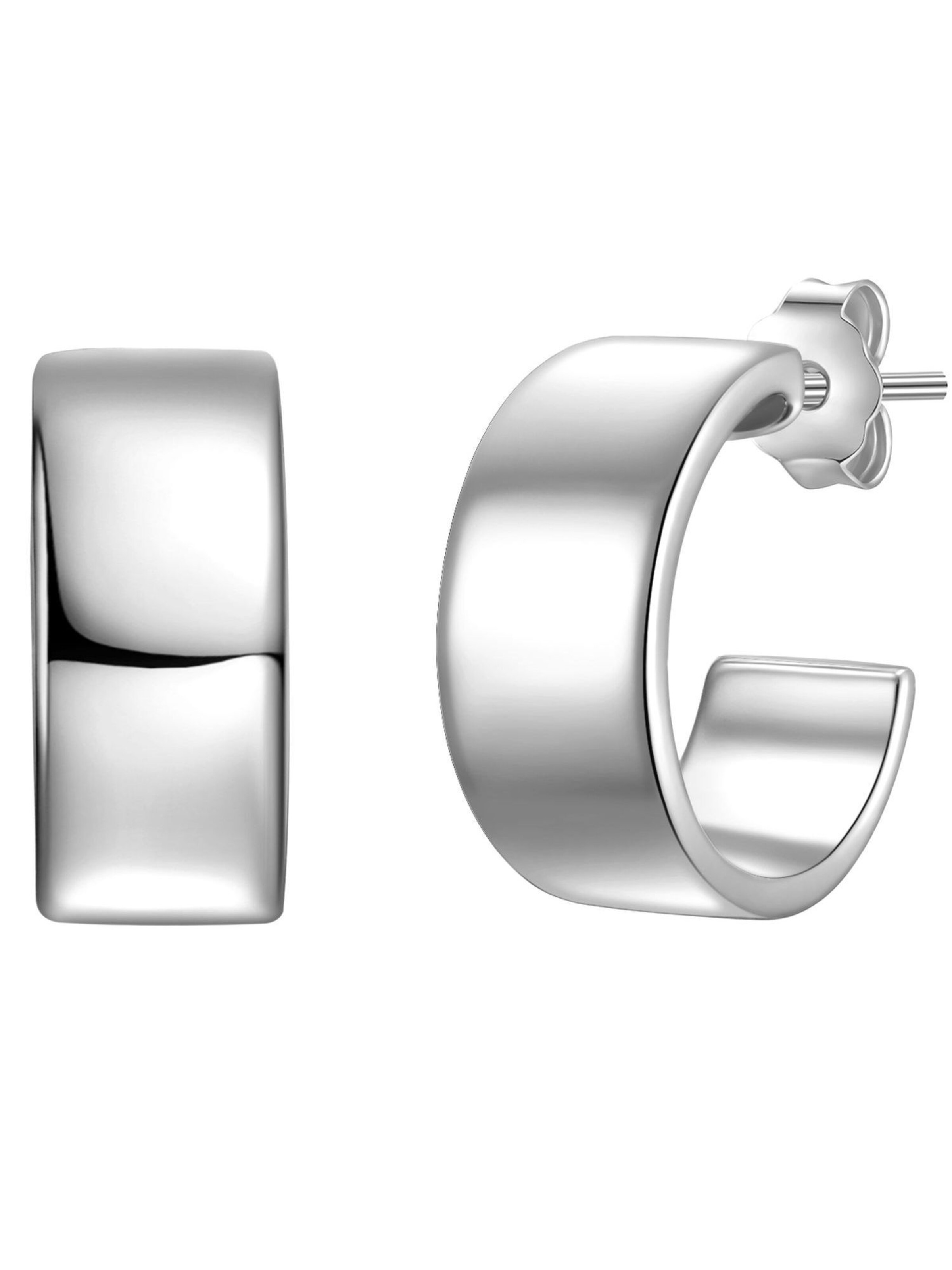 Glanzstücke München Σκουλαρίκια σε ασημί: μπροστά