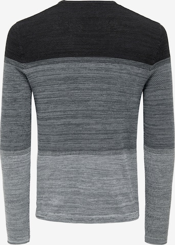 Only & Sons - Ajuste regular Jersey 'Panter' en gris