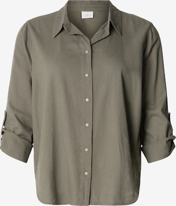 ONLY Carmakoma Blúzka 'CARGOA' - Zelená: predná strana