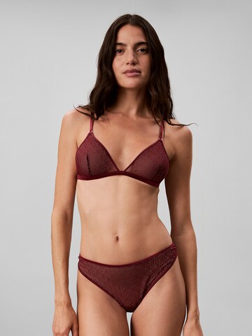 Calvin Klein String in Lila: Vorderseite