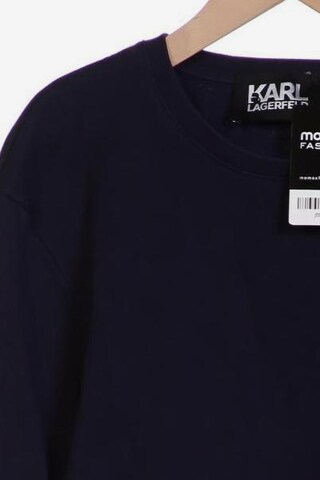 Karl Lagerfeld Sweatshirt & Zip-Up Hoodie in M in Blue