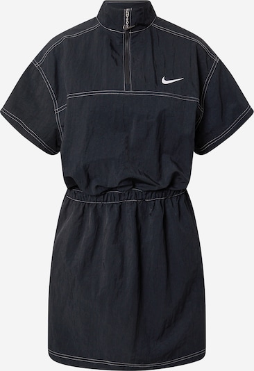 Rochie Nike Sportswear pe negru / alb, Vizualizare produs