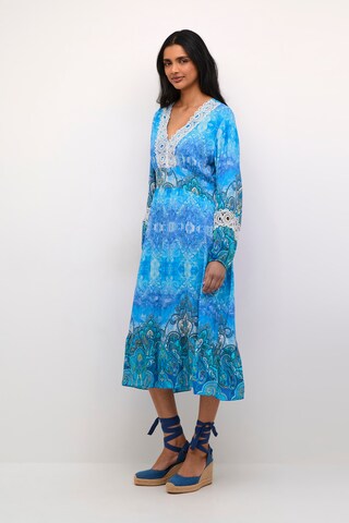 Cream Jurk 'Bri' in Blauw
