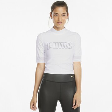 PUMA Performance Shirt in White: front