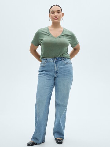 MANGO Shirt 'LINITO' in Groen
