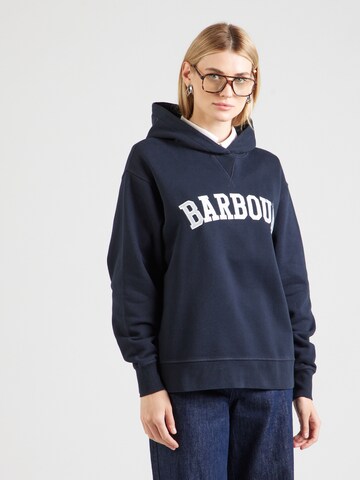 Barbour - Sudadera en azul: frente
