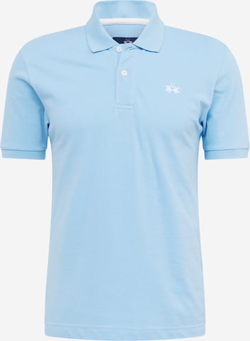 La Martina Shirt in Blauw: voorkant