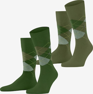 BURLINGTON Socks 'Everyday Argyle' in Green: front