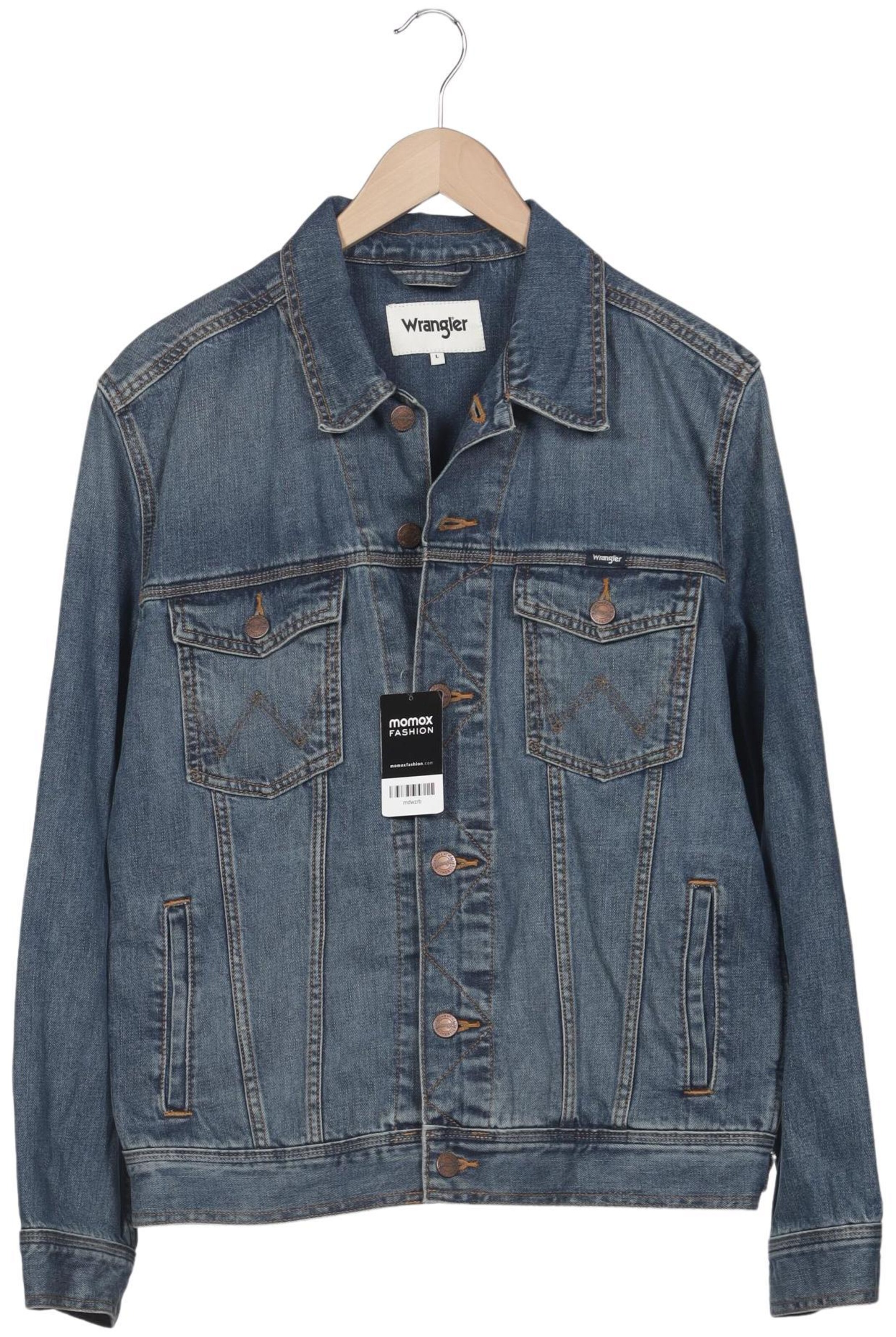 WRANGLER Jacket & Coat in L in Blue: front