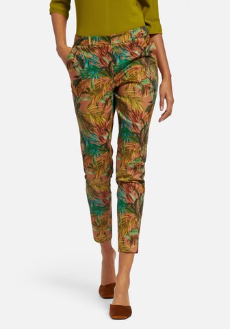 Coupe slim Pantalon Peter Hahn en mélange de couleurs : devant