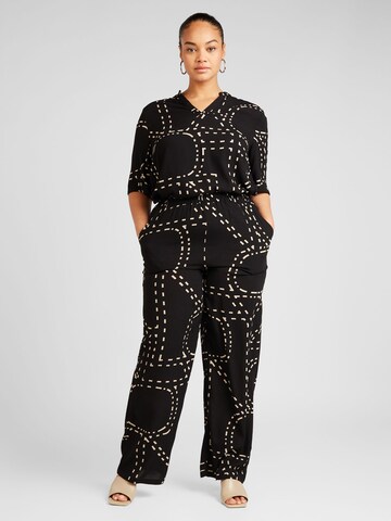 Wide leg Pantaloni 'PHOEBE' di ONLY Carmakoma in nero