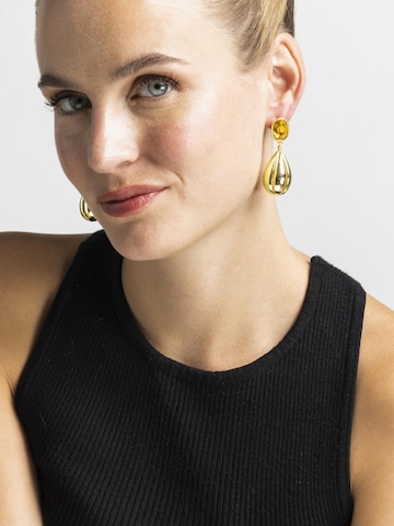 Orecchini 'Goneth' di Luxenter in arancione