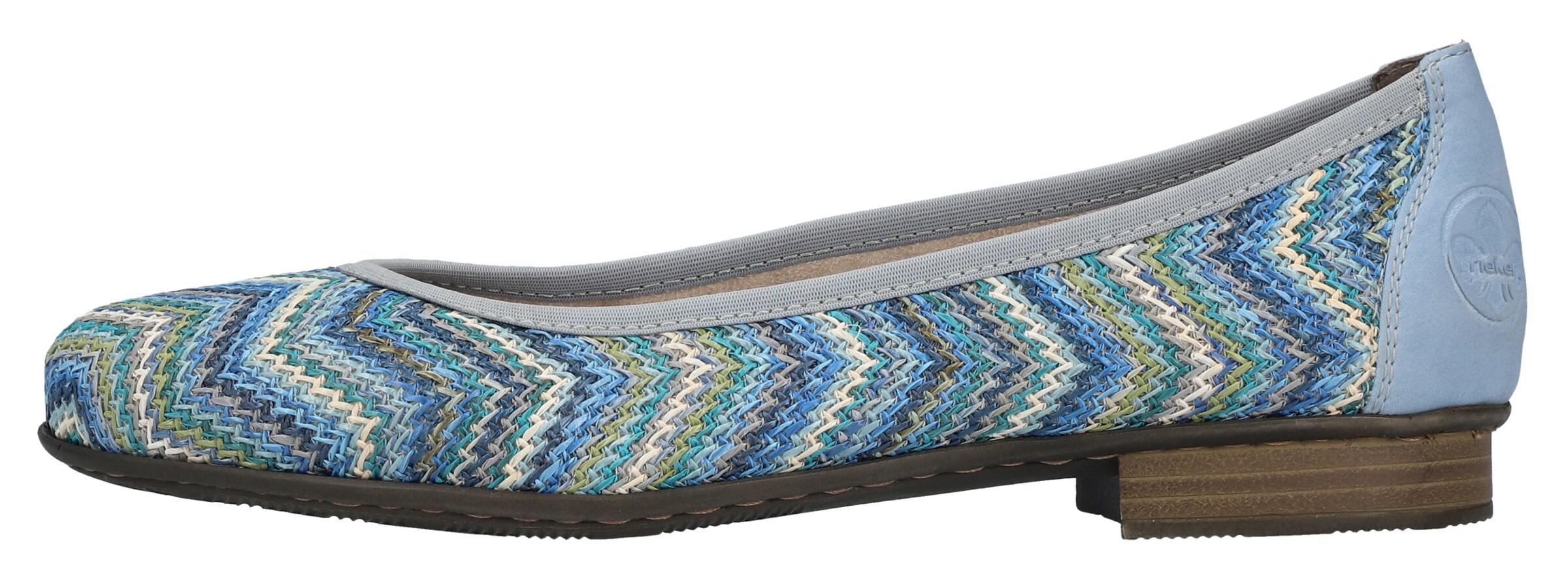 Ballerines Rieker en bleu