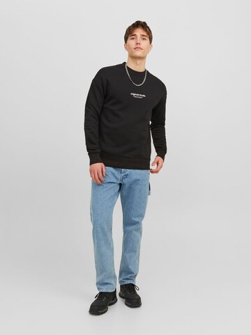 JACK & JONESSweater majica 'Vesterbro' - crna boja