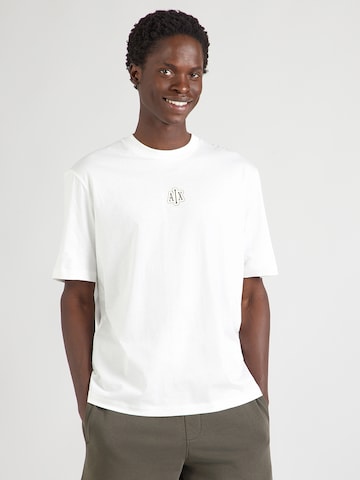 ARMANI EXCHANGE T-shirt i vit